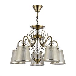 Freya Classic Driana Бронза Антик Потолочный светильник E14 40W FR2405-PL-05-BZ - фото 96453