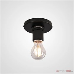 ImperiumLoft Потолочный светильник RH Utilitaire Socket Flushmount Black 123676-22 - фото 96553