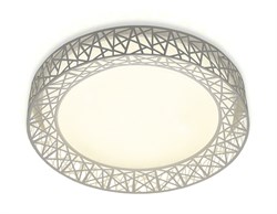 Ambrella Потолочный светодиодный светильник с пультом FF122 WH белый 72W D500*95 (ПДУ ИК) FF122 - фото 96664