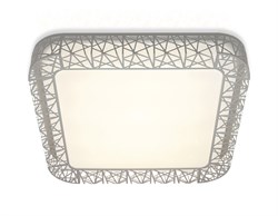 Ambrella Потолочный светодиодный светильник с пультом FF124 WH белый 72W 500*500*95 (ПДУ ИК) FF124 - фото 96677
