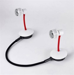 Lussole LOFT Металл/флекс Белый / красный Металл Светильник настенно-потолочный GU10 5,5W GRLSP-9818-02 - фото 96702