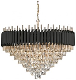 Wertmark WE138.21.023 Люстра подвесная Белое золото/Прозрачный, Черный E14 21*40W WE138.21.023 - фото 96942