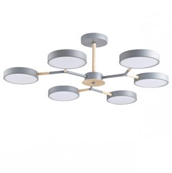 Lumion 5651/99CL LEDIO LN23 062 серый, дерево Люстра потолочная LED 108W 3000-6000K 5385Лм 220V BRAD 5651/99CL - фото 97152