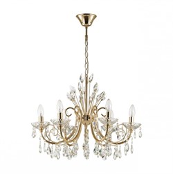 Odeon Light 4977/6 HALL ODL23 000 золотой/хрусталь Люстра E14 6*40W VERSIA 4977/6 - фото 97299