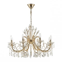 Odeon Light 4977/8 HALL ODL23 000 золотой/хрусталь Люстра E14 8*40W VERSIA 4977/8 - фото 97310