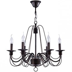 Freya Classic Velia Коричневый Люстра E14 60W FR2046-PL-06-BR - фото 97356