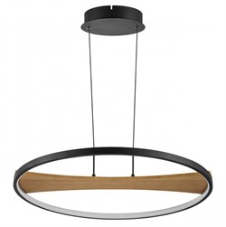 Lightstar 723127 Люстра LODI LED 36W 2880LM ЧЕРНЫЙ/ДЕРЕВО 3000K 723127 - фото 97796