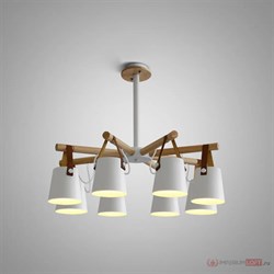 ImperiumLoft Люстра потолочная на штанге NATURA C8 white 178005-26 - фото 97857