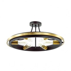 Lumion 4401/6C LN19 148 золотой, черный Люстра потолочная E27 6*60W 220V MAEVE 4401/6C - фото 97873