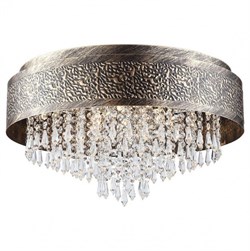 Lussole LOFT Металл Коричневый /  Металл/стекло Люстра G9 5W GRLSP-8025 - фото 97924