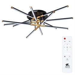 Arte Lamp A2199PL-6BK FERNANDO Люстра с пультом ДУ A2199PL-6BK - фото 97986