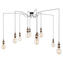 LOFT IT LOFT1162A/10 Люстра подвесная 10xE27 max 40W LOFT1162A/10, шт LOFT1162A/10 - фото 98066