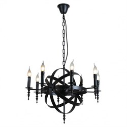 Lussole LOFT Металл Черный /  Без плафона Люстра E14 GRLSP-9300 - фото 98103