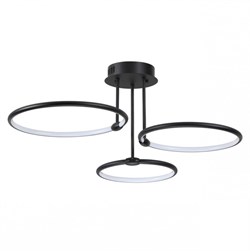 Lumion 6506/66CL LEDIO LN23 черный Люстра потолочная LED 66W 4188Лм 3000-6000K с пультом ДУ 220V URSULA 6506/66CL - фото 98239