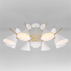 Eurosvet Потолочная люстра в стиле лофт 70114/8 белый a047643 - фото 98393