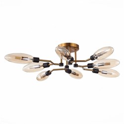 ST Luce SL1174.302.08 Люстра потолочная Латунь/Коньячный G9 8*3W SL1174.302.08 - фото 98398