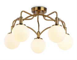 Ambrella Подвесная люстра TR3212/5 GD/FR золото/белый матовый E27*5 max 40W D560*302 TR3212 - фото 98506
