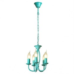 Lussole LGO Металл Синий /  Без плафона Люстра E14 60W LSP-9914 - фото 98521