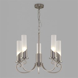 Eurosvet Классическая подвесная люстра 60117/5 никель a050018 - фото 98534