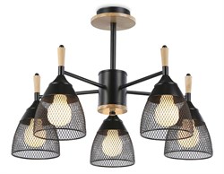 Ambrella Подвесная люстра TR8015/5 BK черный E27*5 max 40W D600*385 TR8015 - фото 98584