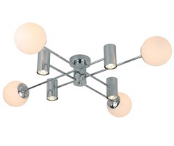 Rivoli Люстра Tanya 3164-304 4 * Е27 40 Вт + 4 * Gu10 7 Вт модерн Б0061945 - фото 98681