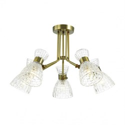 Lumion 3704/5C LN18 174 античная бронза Люстра потолочная E14 5*40W 220V JACKIE 3704/5C - фото 98695