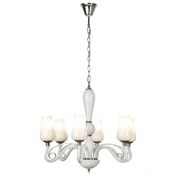 Lussole LGO Металл/акрил Хром /  Стекло Люстра E14 40W LSP-8262 - фото 98770