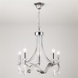Eurosvet Подвесная люстра в классическом стиле 60064/5 хром 00000082087 - фото 98804