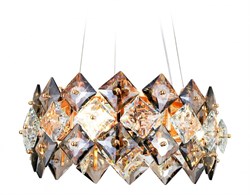 Ambrella Подвесная люстра с хрусталем TR5185/4 GD/CL/SM золото/прозрачный/дымчатый E14/4 max 40W D450*1600 TR5185 - фото 98856