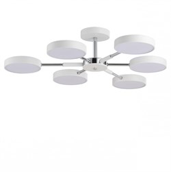 Lumion 5659/99CL LEDIO LN23 067 белый, хром Люстра потолочная LED 108W 3000-6000K 5773Лм 220V MIKA 5659/99CL - фото 98941