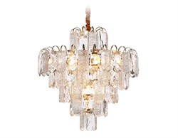 Ambrella Подвесная люстра с хрусталем TR5233/12 SGD/CL/FR золото/прозрачный/белый матовый E27*12 max 40W D600*610 TR5233 - фото 98950