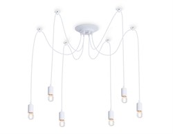 Ambrella Подвесная люстра в стиле лофт TR8177/6 WH белый E27*6 max 40W D630*910 TR8177 - фото 99459