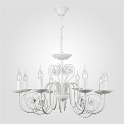 Eurosvet Люстра с двойным вариантом крепления 60018/8 белый с золотом 00000076613 - фото 99463