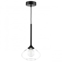 Lightstar 801203 Люстра VETRO 1х6W(led) G9 ЧЕРНЫЙ/ПРОЗРАЧНЫЙ 801203 - фото 99545