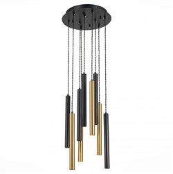 ST Luce ST153.443.27 Люстра подвесная Черный LED 1*27W 4000K 2 295Lm Ra IP20 D350xH1 500 180-240V ST153.443.27 - фото 99575