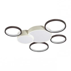 Lumion 5253/99CL LEDIO LN23 белый, черный Люстра потолочная диммир. с ДУ LED 100W 6600Лм 220V NORBERT 5253/99CL - фото 99711