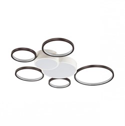 Lumion 5254/99CL LEDIO LN23 белый, черный Люстра потолочная диммир. с ДУ LED 126W 8316Лм 220V NORBERT 5254/99CL - фото 99725