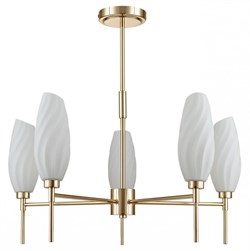 Lumion 6518/5C MODERNI LN23 105 золотой Люстра потолочная G9 5*40W 220V SHIVON 6518/5C - фото 99727