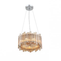 ST LUCE SL400.103.09 Люстра подвесная  Хром/Янтарный G9 9*40W SL400.103.09 - фото 99781