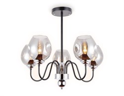 Ambrella Подвесная люстра TR9058/5 BK/SM черный/дымчатый E27 max 40W D650*572 TR9058 - фото 99819