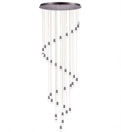 Lightstar 757361 Люстра CONE LED 180W LM БРОНЗА/БЕЛЫЙ/ПРОЗРАЧНЫЙ 3000K 757361 - фото 99875