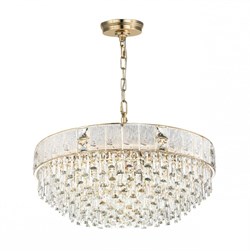 Odeon Light 5070/21 HALL (В 2-Х КОРОБКАХ) ODL24 499 золото/прозрачный/матовый/металл/хрусталь/стекло Люстра E14 21*40W FIESTA 5070/21 - фото 99961