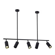 ST LUCE SL1206.403.05 Светильник подвесной Черный/Черный GU10 5*5W 4000K SL1206.403.05