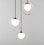 Eurosvet Подвесной светильник со стеклянными плафонами 50205/3 черный/бронза a051774