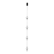 ST LUCE SL6231.403.04 Светильник подвесной Черный/Прозрачный LED 4*5W 4000K SL6231.403.04