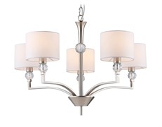 Ambrella Светильник подвесной LH71121/5 SN/WH никель/белый E14/5 max 40W D660*880 LH71121