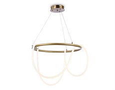 Ambrella Светильник светодиодный подвесной с пультом FL10503 BS латунь 3000K/4200K/6400K 74W D600*1200 (ПДУ РАДИО 2.4G) FL10503