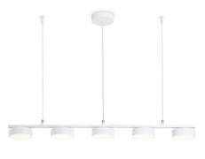 Ambrella Светильник светодиодный подвесной FL51733/5 WH белый 3000K/4200K/6400K 25W 800*100*1000 (Без ПДУ) FL51733