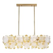ST LUCE SL6240.203.08 Светильник подвесной золотистый/Прозрачный, янтарный E14 8*60W SL6240.203.08
