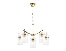 Ambrella Светильник подвесной LH56031/5+1 BS/CL латунь/прозрачный E14*6 max 40W D680*1200 LH56031